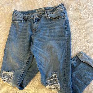 Topshop Lucas ripped boyfriend jeans